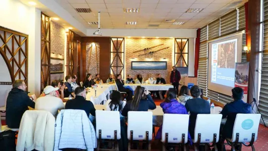 Yabancı fenomenler Erciyes'e çıkarma yaptı