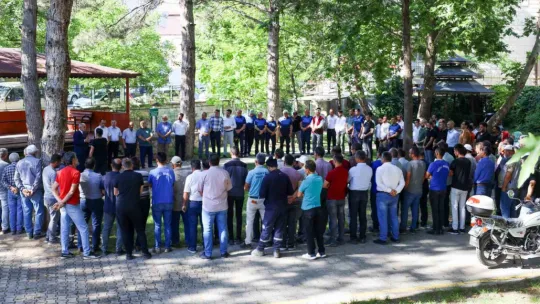 Yahyalı Belediyesi'nde bayramlaşma programı yapıldı