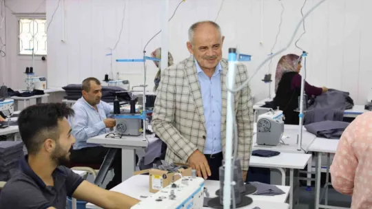 Yahyalılı kadınların 'tekstil atölyesi' mutluluğu