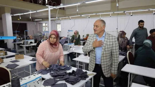 Yahyalılı kadınların 'tekstil atölyesi' mutluluğu
