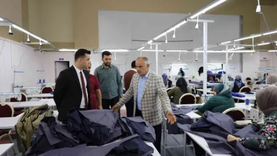 Yahyalılı kadınların 'tekstil atölyesi' mutluluğu