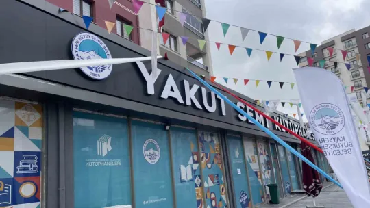 Yakut Semt Kütüphanesi hizmet vermeye başladı