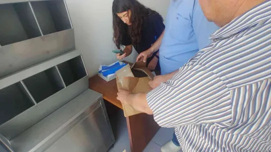 Yaralı leylek ve yavru kerkenez emin ellerde