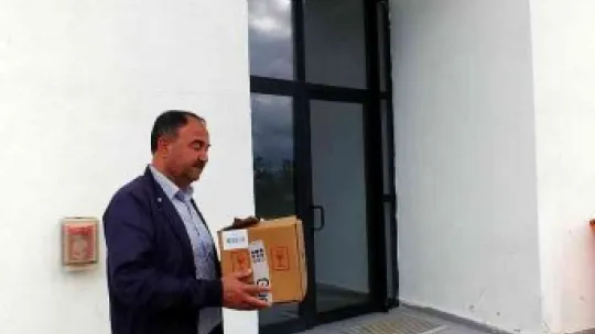 Yaralı yaban kuşuna yardım eli