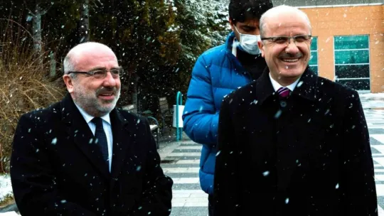 YÖK Başkanı Özvar, Kayseri Üniversitesi'ni Ziyaret Etti