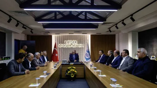 Ziraat odası başkanlarından Başkan Büyükkılıç'a hizmet teşekkürü
