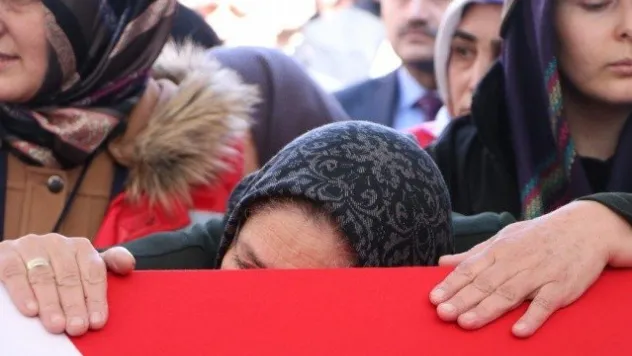 ŞEHİDİMİZ UĞURLANDI