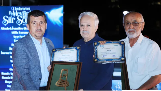 14. Uluslararası Mevlana Şiir Şöleni'nde Kayseri'ye iki ödül birden