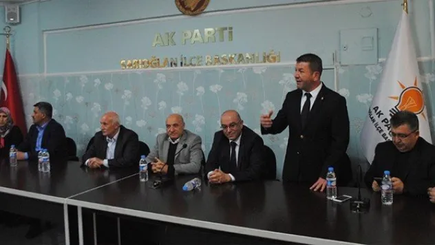 Ak Parti heyeti ilçeleri ziyaret etti