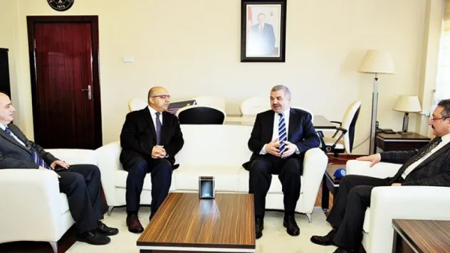 Başkan Çelik'ten rektör Güven'e ziyaret