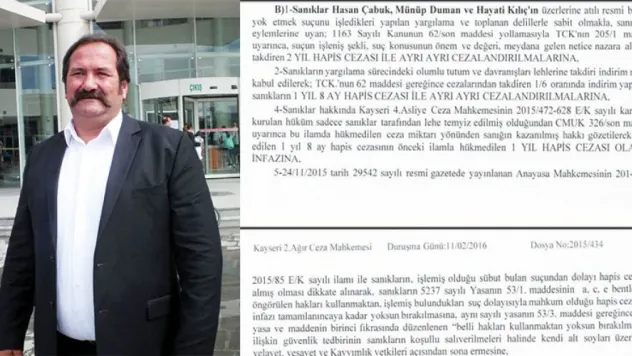 Kayseri Şeker'in eski yönetimine hapis cezası