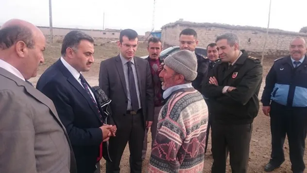 200 kuzusu telef olan çobana geçmiş olsun ziyareti