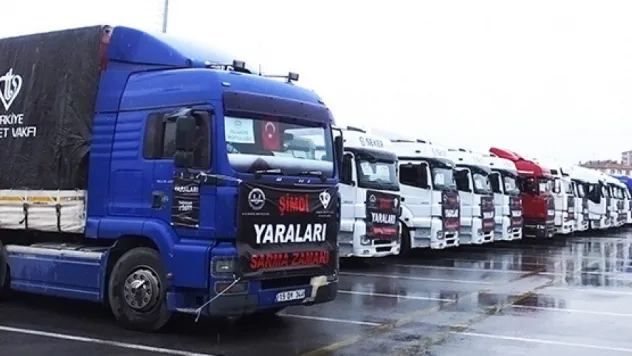 Kayseri'ye Yakışan Yardım: 38 Tır