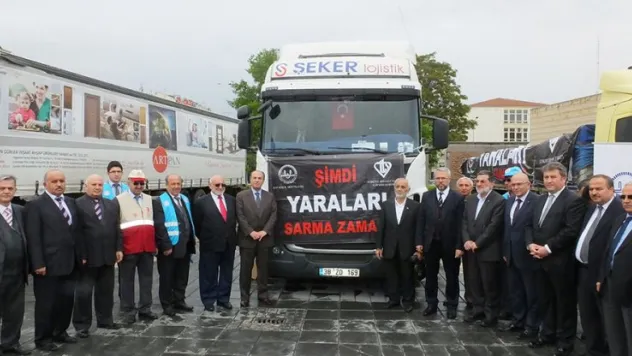 Kardeşlik tırları bir kez daha yola çıktı