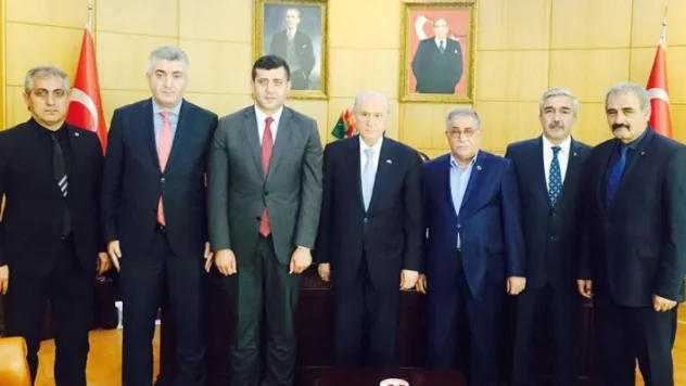 Kayseri Teşkilatı Bahçeli'yi ziyaret etti