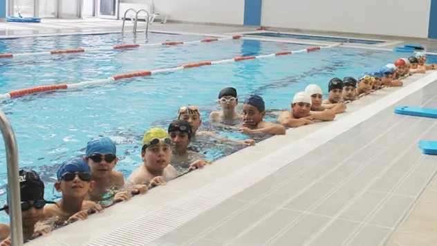 Gençler tatilde spor yapıyor