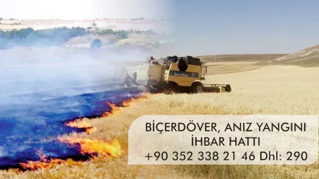 Hububat hasadında dane kaybı yapan operatörlere ceza