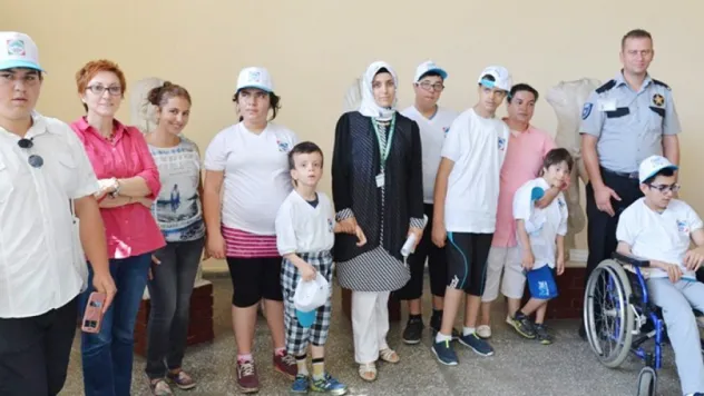 Arkeoloji Müzesi engelli misafirlerini ağırladı