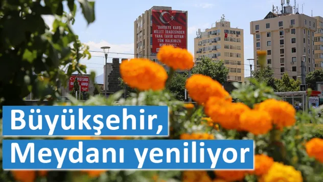 Büyükşehir, Cumhuriyet Meydanı'nı yeniliyor