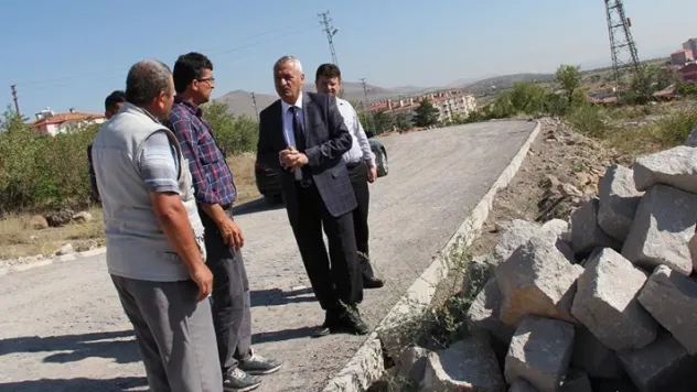 Karayol, seyir terası çalışmalarını inceledi