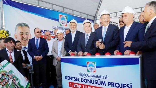 Küçükali'de 517 konutun temeli atıldı