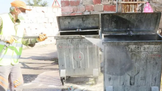 Meligazi'de hijyenik çalışma