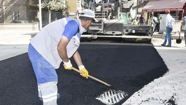 Örnekevler asfaltlanıyor