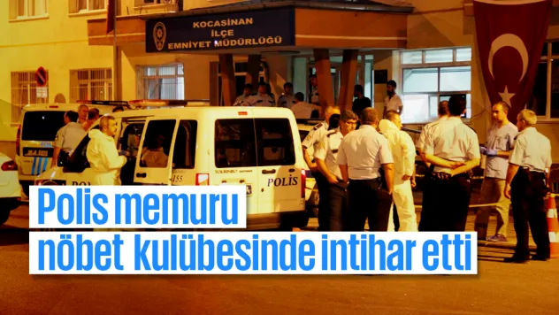 Polis memuru nöbet kulübesinde intihar etti