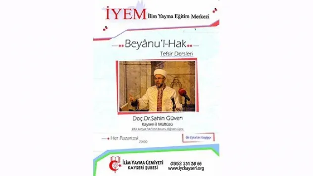 Beyan'ul-Hak tefsirleri başlıyor