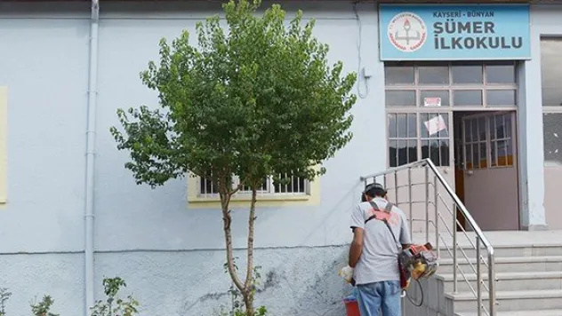 Bünyan'da okul bakımı
