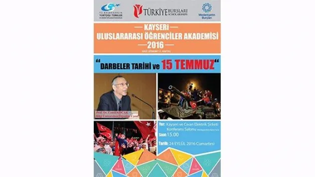 Yabancı öğrencilere ཋ Temmuz' anlatılacak