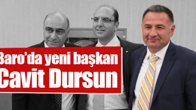 Baro'da yeni başkan Cavit Dursun
