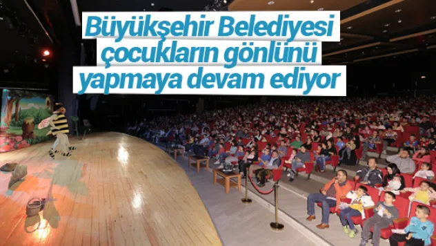 Büyükşehir Belediyesi çocukların gönlünü yapmaya devam ediyor