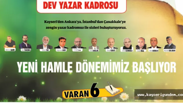 Yeni hamle dönemimimiz başlıyor
