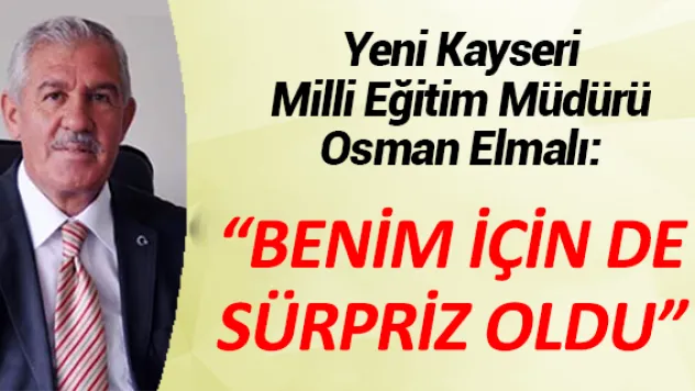 Yeni Milli Eğitim Müdüründen ilk açıklama