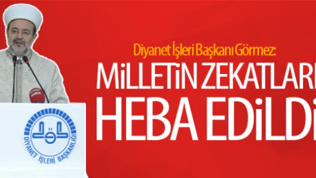 MiLLETiN ZEKATLARI HEBA EDiLDi
