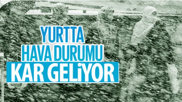 'TÜRKİYE'Yİ KAR KAPLIYOR'