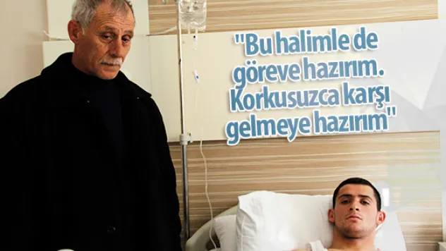 &quotBu halimle de göreve hazırım. Korkusuzca karşı gelmeye hazırım&quot