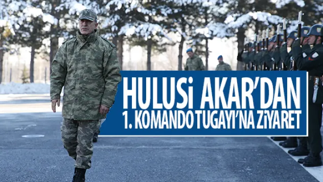 HULUSi  AKAR'DAN 1. KOMANDO TUGAYI'NA ZiYARET