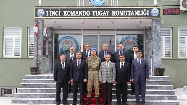 KAYSO'dan 1'inci Komando Tugayına Destek Ziyareti