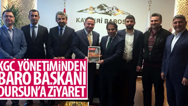 KGC yönetiminden, Baro Başkanı Dursun'a ziyaret
