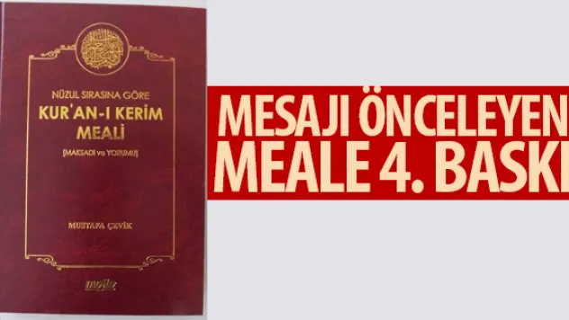 MESAJI ÖNCELEYEN MEALE 4. BASKI