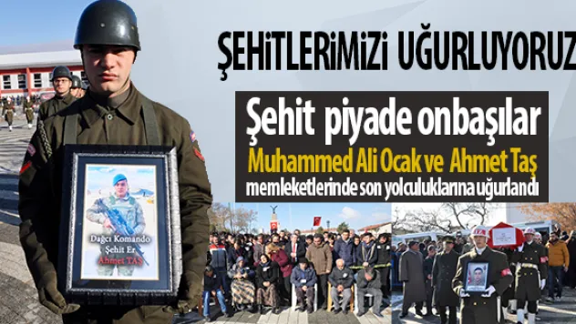 Şehitlerimizi uğurluyoruz