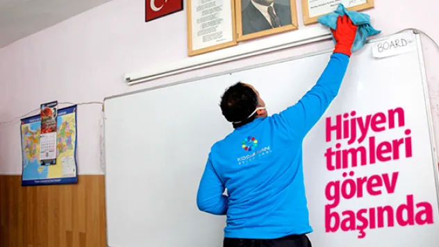 Hijyen timleri görev başında