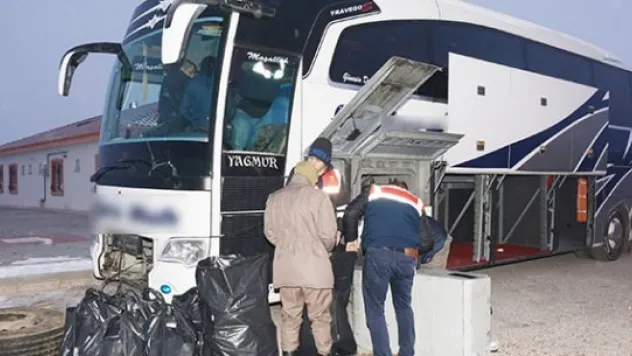 Mazot deposundan kaçak sigara çıktı