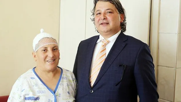 Portakal büyüklüğündeki tümör ameliyatla alındı