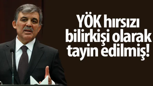 YÖK hırsızı bilirkişi olarak tayin edilmiş!