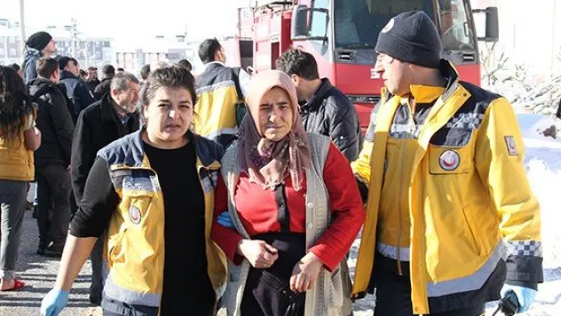 Yozgat'ta apartmanda yangın