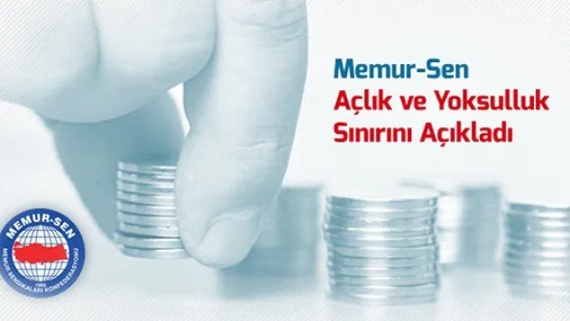 Açlık sınırının altında yaşıyoruz