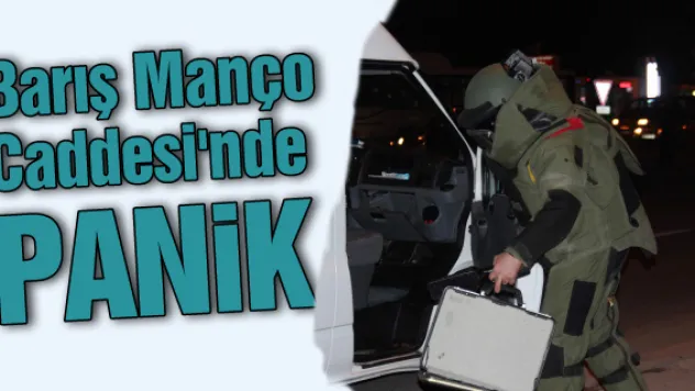 Barış Manço Caddesi'nde panik
